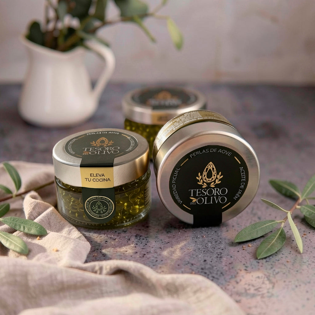 Perlas de AOVE premium Tesoro del Olivo